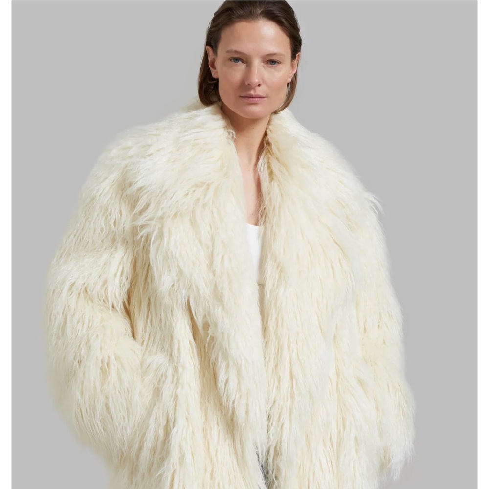 The Frankie Shop Nicole LONG FAUX FUR COAT